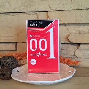 日本本土版正品冈本001幸福0.01mm安全套避孕套情趣超薄防过敏3支