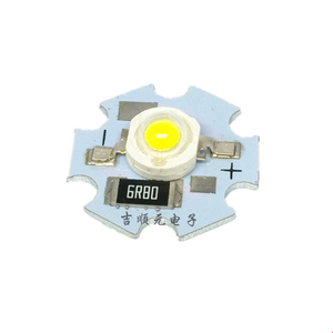 免驱3V-5V光源板1W3W大功率led灯芯片3.7VLED灯珠USB电池改造灯泡