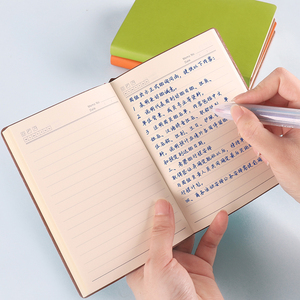 a6小清新笔记本子创意日韩风彩色日记本女生马卡龙颜色手账小本子横线