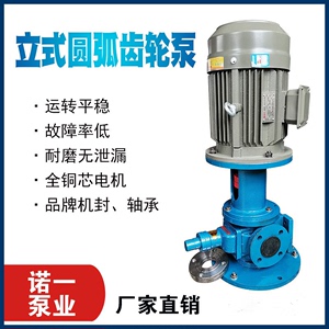 圆弧齿轮油泵 自吸式立式泵船用增压泵无噪音耐磨YCB润滑油抽油泵