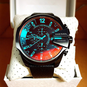 93 0人付款  淘宝 适配迪赛真皮复古手表带 dz7395 7406 7257 4318