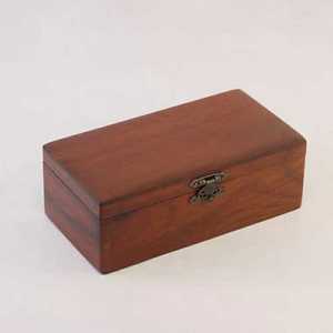 红木盒子 首饰盒 针线盒 印章盒子 复古实木翻盖定做尺寸雕刻LOGO
