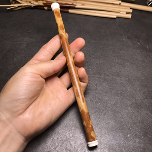 湘宅一生手工制老香妃香筒福建红湘妃竹子线香筒海派精工斑竹香具