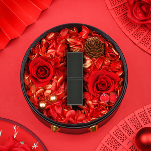 【520礼物】大牌正品tf口红磨砂黑管ff02女王红色唇膏礼盒送女友