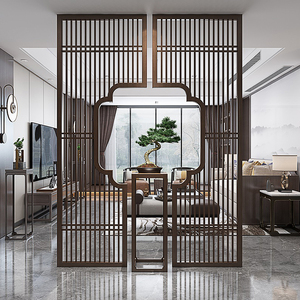 铁艺屏风隔断墙客厅办公装饰入户玄关简约现代工业风定制20人付款108