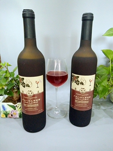 陕西户县葡萄酒户太八号葡萄酒农家自酿无添加甜葡萄酒 750ml瓶装