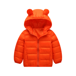 旗鉴店迪卡侬儿童羽绒服轻薄款男童连帽外套中小童秋冬装女童宝宝