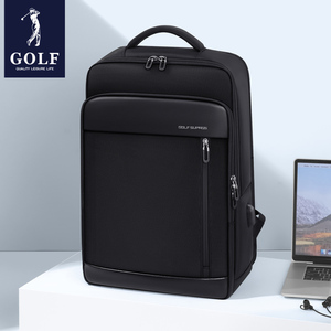 GOLF双肩背包男16/17.3英寸笔记本电脑包出差旅行包书包USB充电口