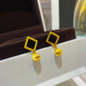 黄金耳饰纯金999足金