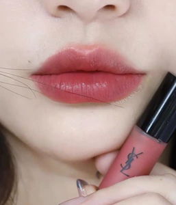 包邮 ysl圣罗兰丝绒哑光唇釉小样201/216/16  中样3ml 新品黑盖