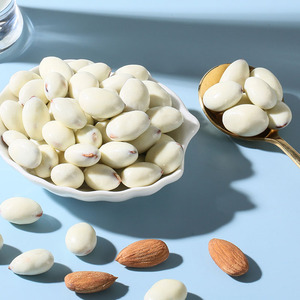 新疆特产网红酸奶巴旦木仁500g独立包装奶豆奶酪夹心杏仁坚果零食