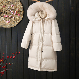 北极绒羽绒服女长款