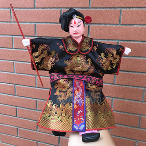 漳州木偶 武松 儿童手掌中玩偶