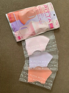 日本pittamask口罩甜蜜粉三枚立体防晒花粉透气海绵水洗明星同款