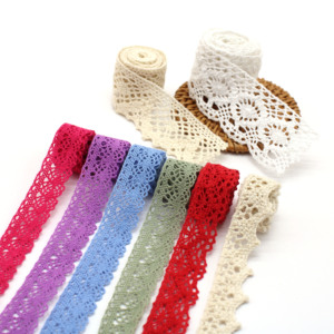 黑色蕾丝花边彩色蕾丝边镂空衣服裙子领口布条花边条辅料装饰配件