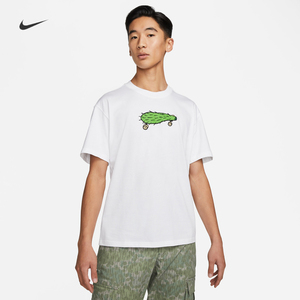 耐克/nike sb男子运动休闲印花圆领滑板短袖t恤dn7294-100-738