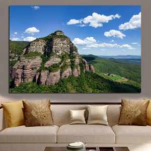 山画靠山墙贴