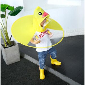 儿童雨伞头顶遮阳雨伞帽宝小朋友女孩男学生折叠戴式子可爱斗篷式