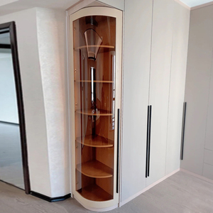 网红玻璃柜门定制热弯弧形玻璃钢化衣柜拉门茶色小红书热销款家具