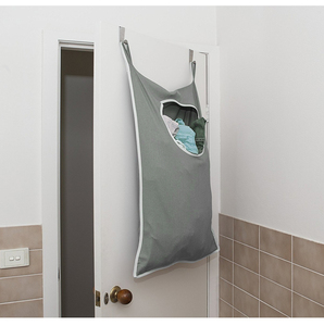 浴室防水洗澡门后脏衣袋脏衣服收纳袋卫生间放衣服神器家用脏衣篮