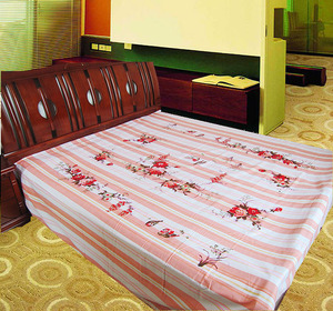 婚庆老式全棉加厚被里双喜条纹床单杭州丝绸被面软缎绸缎结婚用品