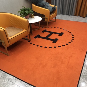 爱马仕橙色地毯