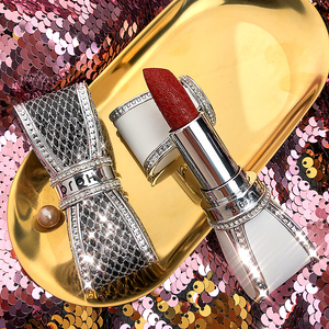 hojo雕花蝴蝶结口红女平价小众网红款学生高颜值李佳奇推荐独角兽