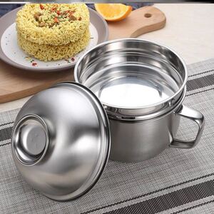 铁饭盒老式圆形复古怀旧多层304不锈钢学生专用大容量带盖打饭缸