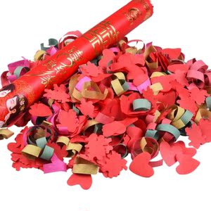 新款婚礼喷花筒礼花手持婚庆礼炮筒商场品质工艺用品浪漫花炮多款