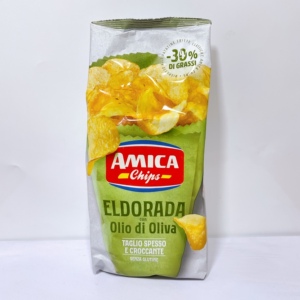 意大利进口 橄榄油海盐味薯片130g休闲零食小吃追剧 临期折扣特卖