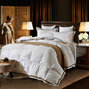 罗兰家纺90%白鸭朵绒羽绒被芯春秋冬被子双人加大厚1.8米2*2.3m