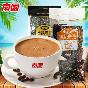 海南特产南国炭烧咖啡680g（40包）三合一速溶咖啡特浓咖啡粉提神