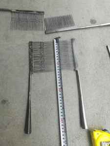 抓捉铁制工具好鱼梳扎铁梳大扎鱼叉自配竹竿捕鱼泥鳅黄鳝