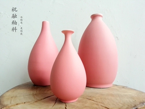 祝融制釉陶瓷上色釉水陶艺绘画中温磨砂釉料1200-1250手绘花盆釉