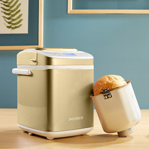 柏翠pe8870面包机家用全自动智能撒料多功能和面早餐肉松酸奶小型