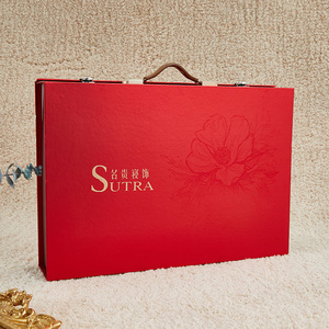 四件套婚庆礼盒包装天地盖礼品盒手提袋家纺床上四件套包装盒定制