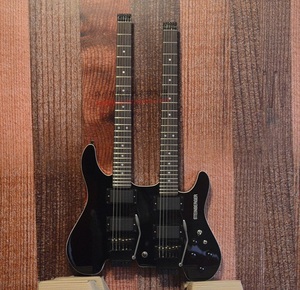 斯坦伯格无头电吉他 黄贯中双头无头电吉他 双颈电吉他双摇电吉他