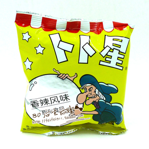 8090后小时候童年怀旧人气零食膨化食品卜卜星扑扑星香辣味18g