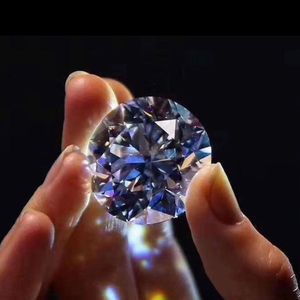 人工钻石105克拉超大莫桑钻裸石八箭八心高碳钻戒面裸钻石饰品
