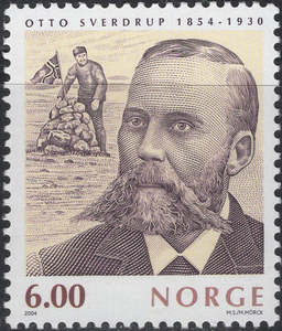 68挪威邮票2004-探险家奥托·斯维尔德鲁普雕刻版(联发)