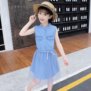 儿童女装牛仔夏装