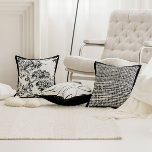 轻奢高级感抱枕样板间现代极简客厅沙发靠枕车用大靠背飘窗装饰枕
