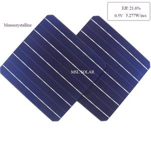 单晶硅太阳能电池台湾A级片21.6%高效电池片0.5V 5.277W 太阳能板