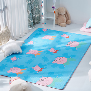 卡通pvc爬行垫小猪佩奇可折叠加厚高密度儿童卧室客厅游戏爬爬垫