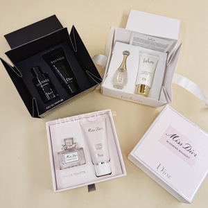 dior迪奥真我女士香水身体乳 花漾小姐 旷野男士 小样q版礼盒套装