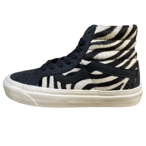 vans范斯正品男鞋女鞋冬季新款高帮斑马纹休闲滑板鞋vn0a38gf4zd