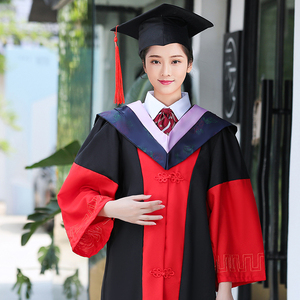 导师博士服 成人博士服学士服硕士导师校长服大学博士生毕业礼服