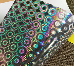 pvc镭射全息材料镭射五彩pvc高档个性pvc名片会员卡片制作材料