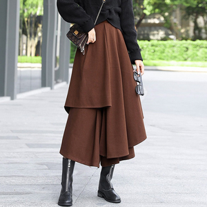 阔腿裤裙女春秋长