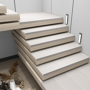 现代简约楼梯踏步垫免胶自粘楼梯垫防滑垫家用纯色实木地垫地毯